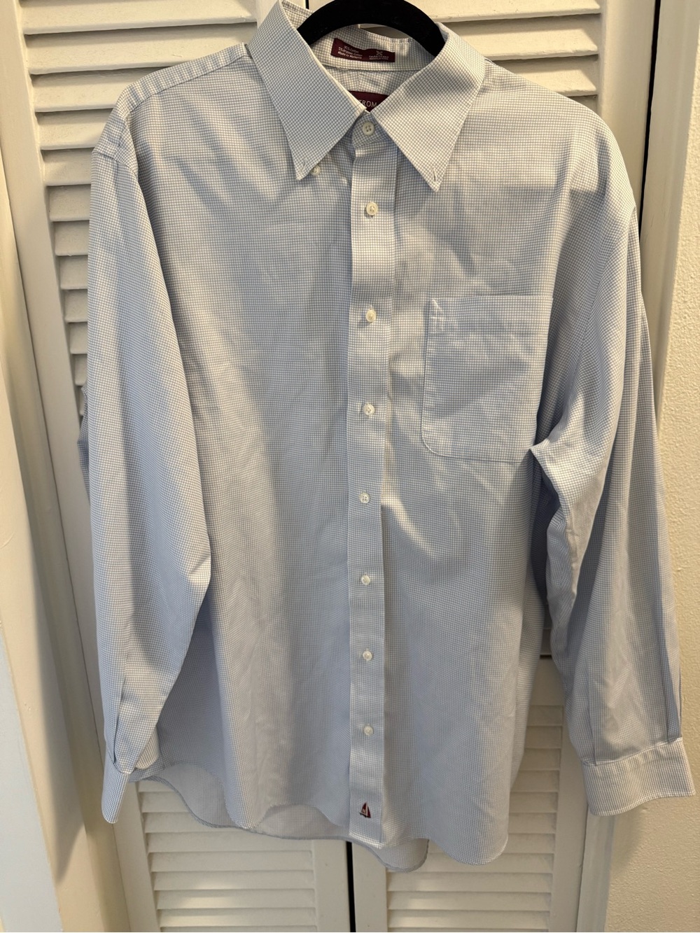Nordstrom Men's Light Blue Dress Shirt wChest Pocket